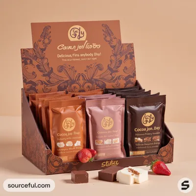 AI-Generated packaging for Shelf display box