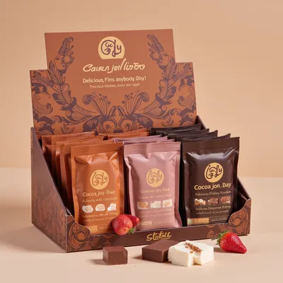 AI-Generated packaging for Shelf display box