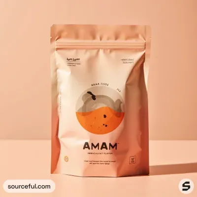 AI-Generated packaging for Food pouch in the Food and Snacks industry
