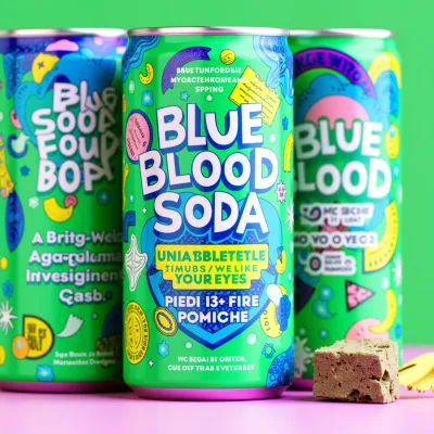 AI-Generated packaging for Drinks can
