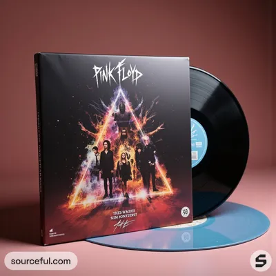 AI-Generated packaging for Vinyl album cover