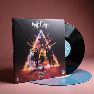 AI-Generated packaging for Vinyl album cover