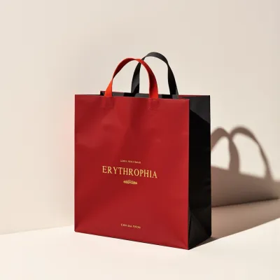 AI-Generated packaging for Drawstring bag
