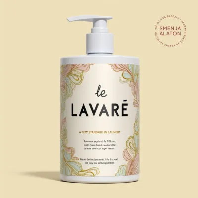 AI-Generated modern pump bottle packaging
