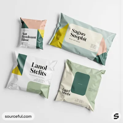 AI-Generated packaging for Plastic mailing bag