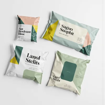 AI-Generated packaging for Plastic mailing bag