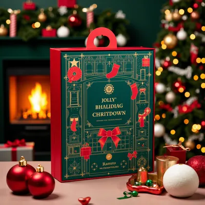 AI-Generated packaging for Advent calendar
