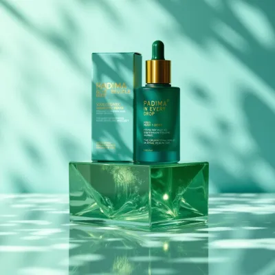 AI-Generated packaging for Dropper bottle