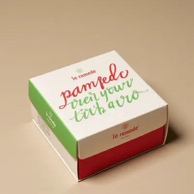 AI-Generated packaging for Carton box in the Skincare industry
