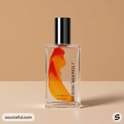AI-Generated packaging for Perfume bottle