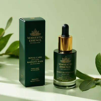 AI-Generated packaging for Dropper bottle in the Beauty and Personal Care industry