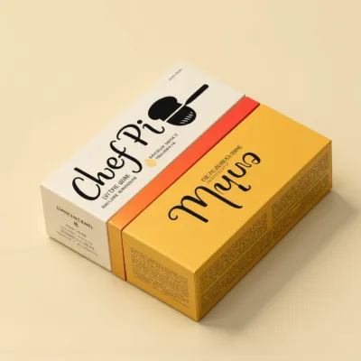 AI-Generated bold carton box packaging