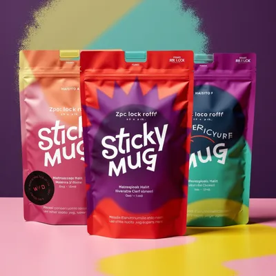 AI-Generated packaging for Food pouch