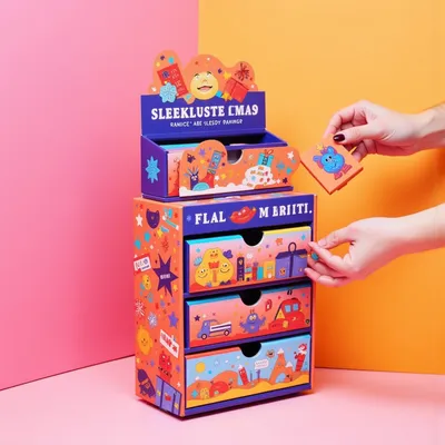 AI-Generated packaging for Advent calendar