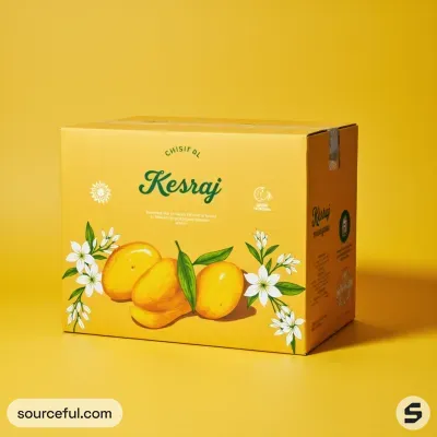 AI-Generated packaging for Shipping box in the Food and Snacks industry