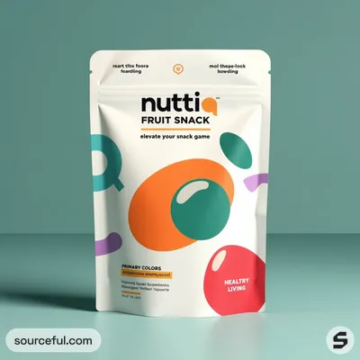 AI-Generated packaging for Food pouch in the Packaged Foods industry