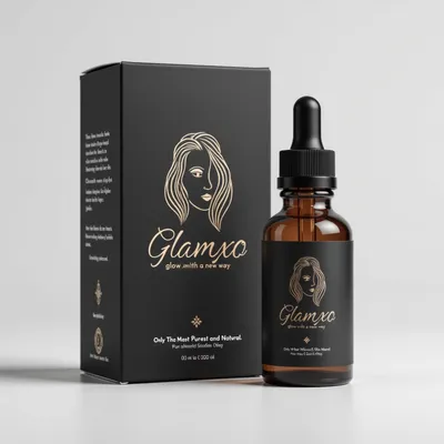 AI-Generated packaging for Dropper bottle