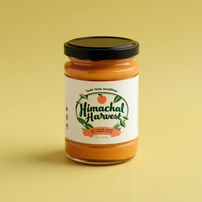 AI-Generated packaging for Food glass jar