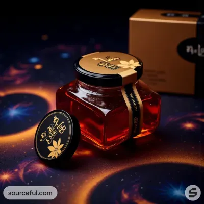 AI-Generated packaging for Food glass jar in the Alcoholic Beverages industry