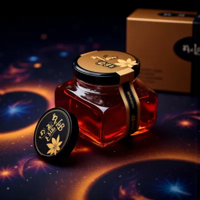 AI-Generated packaging for Food glass jar in the Alcoholic Beverages industry