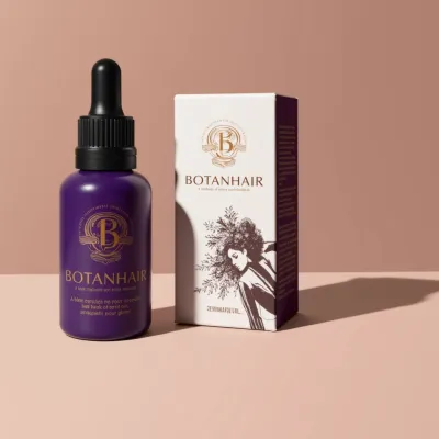 AI-Generated packaging for Dropper bottle