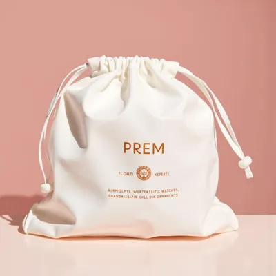 AI-Generated packaging for Drawstring bag