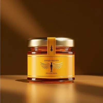 AI-Generated packaging for Cosmetics glass jar