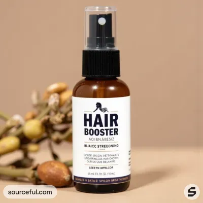 AI-Generated packaging for Mist spray bottle in the Haircare Products industry