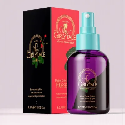 AI-Generated packaging for Mist spray bottle in the Beauty and Personal Care industry