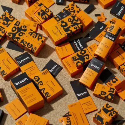 AI-Generated black carton box packaging