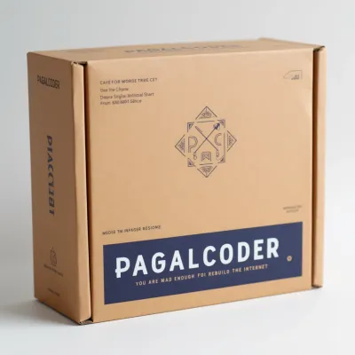 AI-Generated packaging for Mailer box