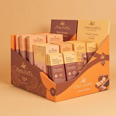 AI-Generated packaging for Shelf display box