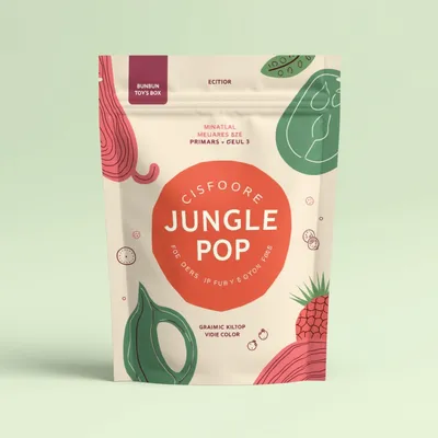 AI-Generated packaging for Food pouch