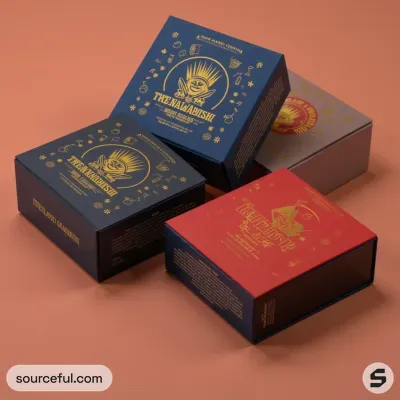 AI-Generated packaging for Carton box in the Gourmet and Specialty Foods industry