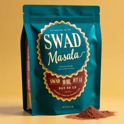 AI-Generated packaging for Food pouch