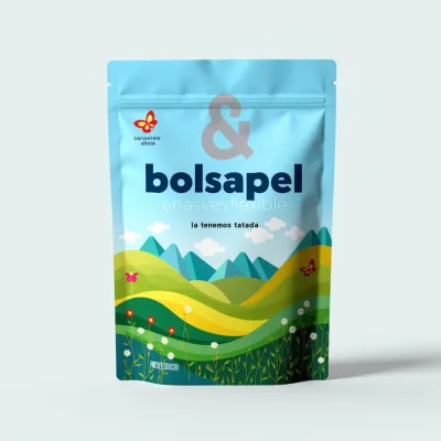 AI-Generated Food pouch packaging for Packaged Foods