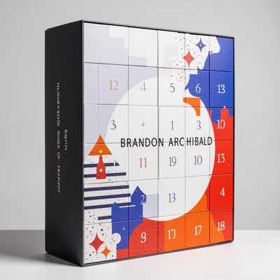 AI-Generated packaging for Advent calendar