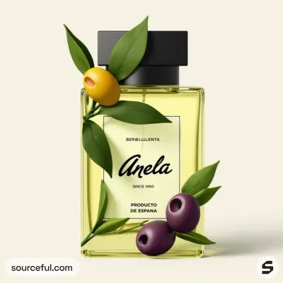 AI-Generated packaging for Perfume bottle in the Organic and Natural Products industry