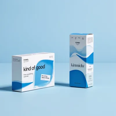 AI-Generated packaging for Carton box in the Skincare industry
