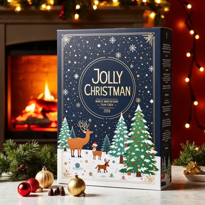 AI-Generated packaging for Advent calendar