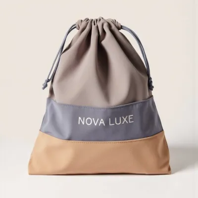 AI-Generated packaging for Drawstring bag