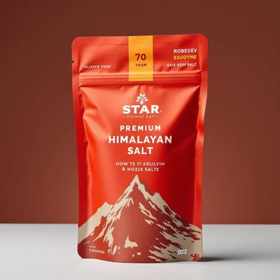 AI-Generated packaging for Food pouch in the Gourmet and Specialty Foods industry
