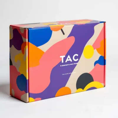 AI-Generated packaging for Mailer box