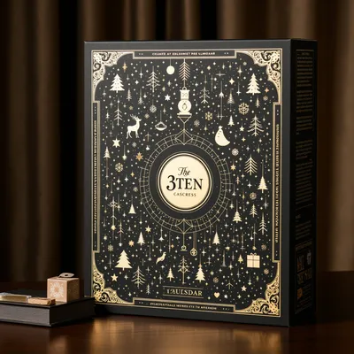 AI-Generated packaging for Advent calendar
