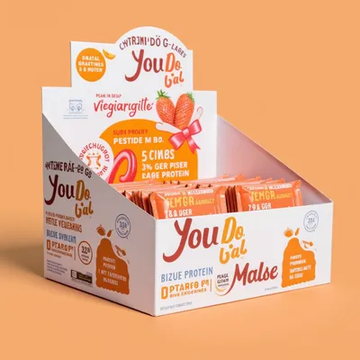 AI-Generated packaging for Shelf display box