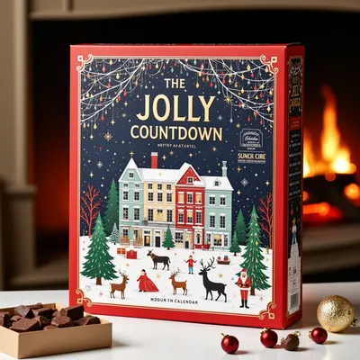 AI-Generated packaging for Advent calendar
