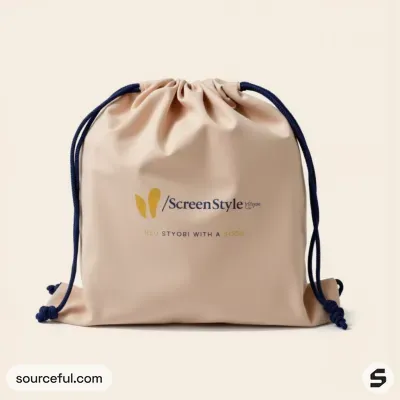 AI-Generated packaging for Drawstring bag in the Fashion and Accessories industry