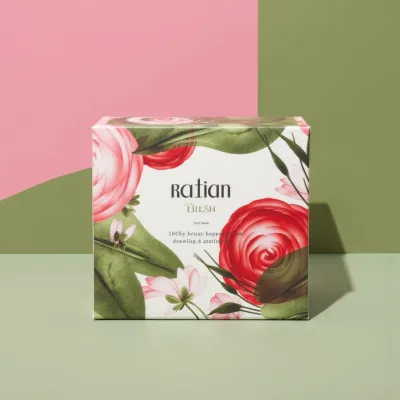 AI-Generated modern cosmetics glass jar packaging