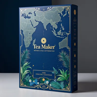 AI-Generated packaging for Advent calendar