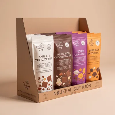 AI-Generated packaging for Shelf display box